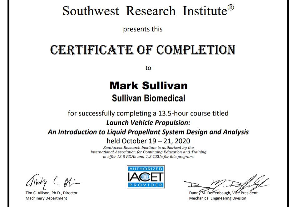 Southwest Research Institute Template